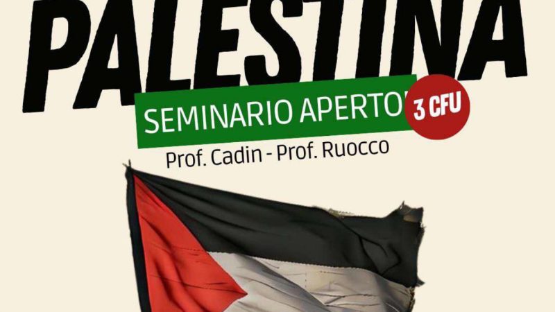 Al via il Laboratorio Palestina