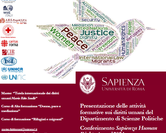 Presentazione delle iniziative in materia di diritti umani del Dipartimento di Scienze politiche 2024