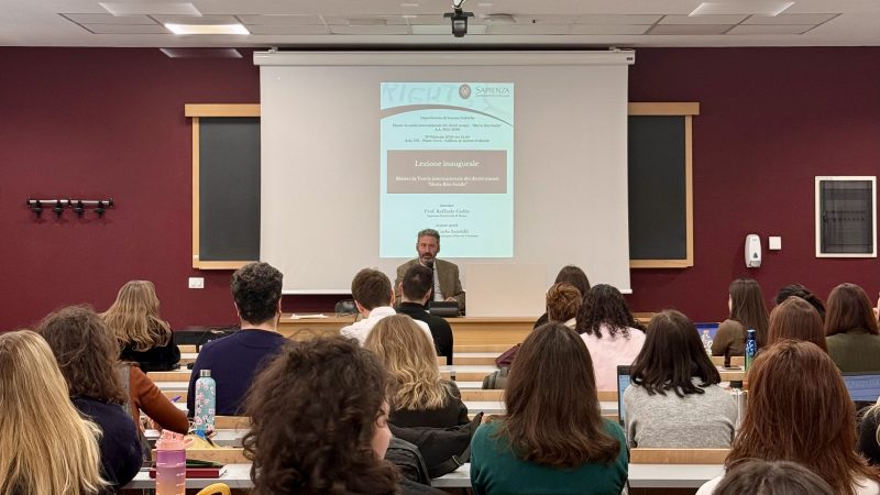 Inaugurata la XXV edizione del Master “Maria Rita Saulle”